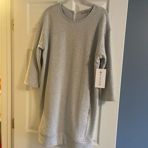 NWT Medium Athleta sweatshirt dress. Comfy and stylish!!